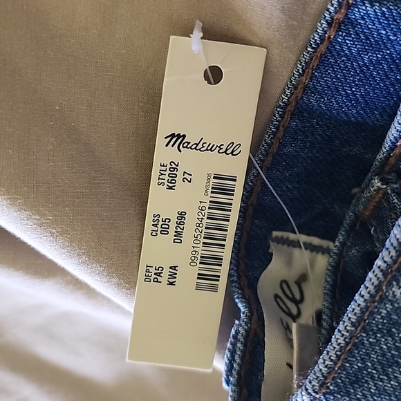 NWT Raw Hemmed Madewell Denim Skirt size 27 - Picture 8 of 8